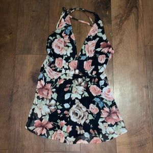 Cocktail party Rosy romper. Size xsmall in great condition. Worn once.